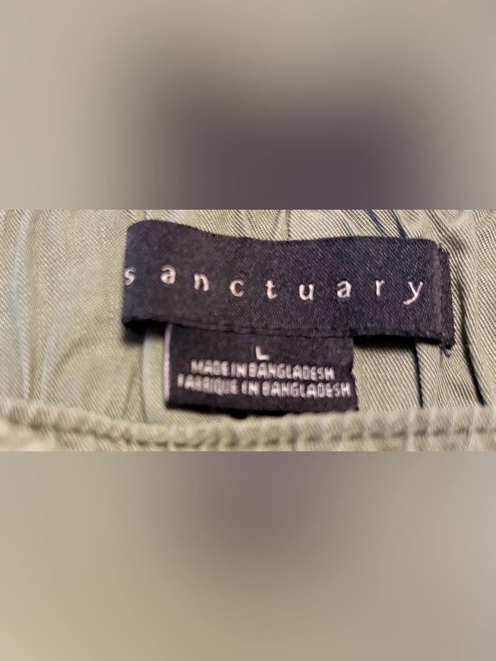 Sanctuary Olive Green Go Easy Pull On Capri Pants - Picture 2 of 10